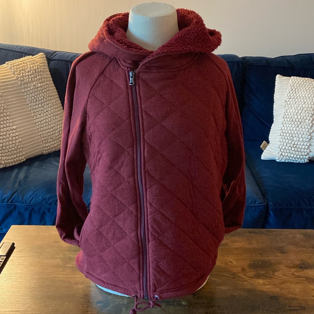UGG Sweatshirt Kay Quilted Hooded Red
